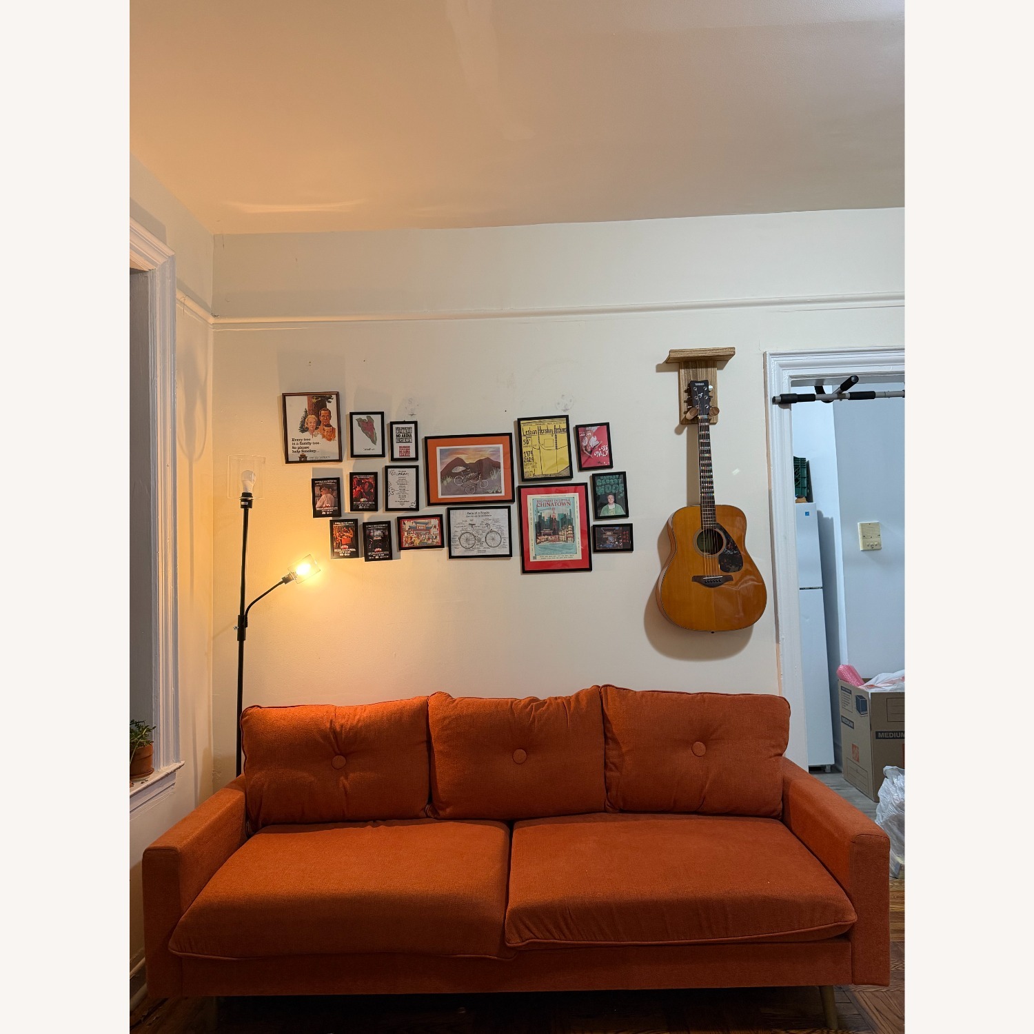 Inside Weather Orange 3+ Seater Milo Sofa - image-4