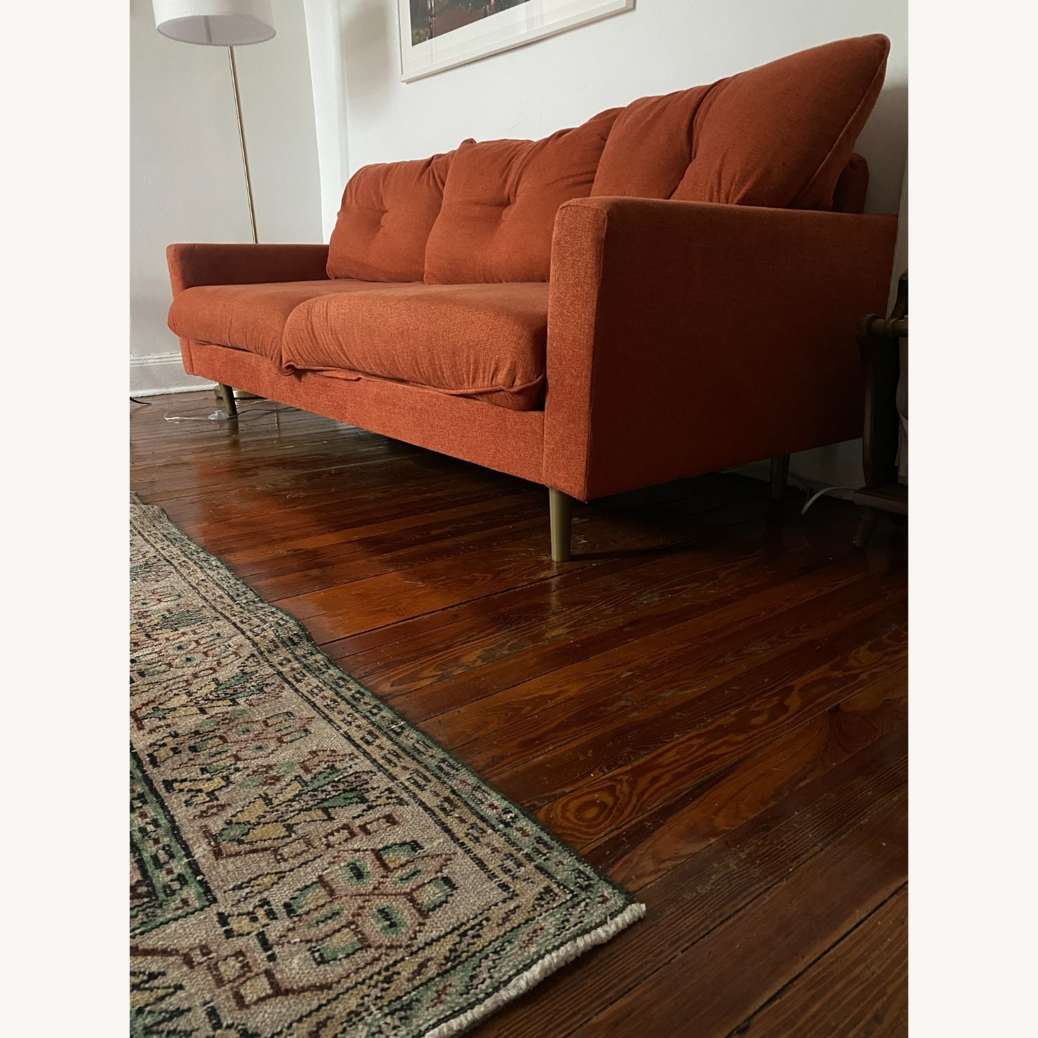 Inside Weather Orange 3+ Seater Milo Sofa - image-2
