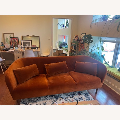 Used Orange Velvet 3+ Seater Sofa for sale on AptDeco