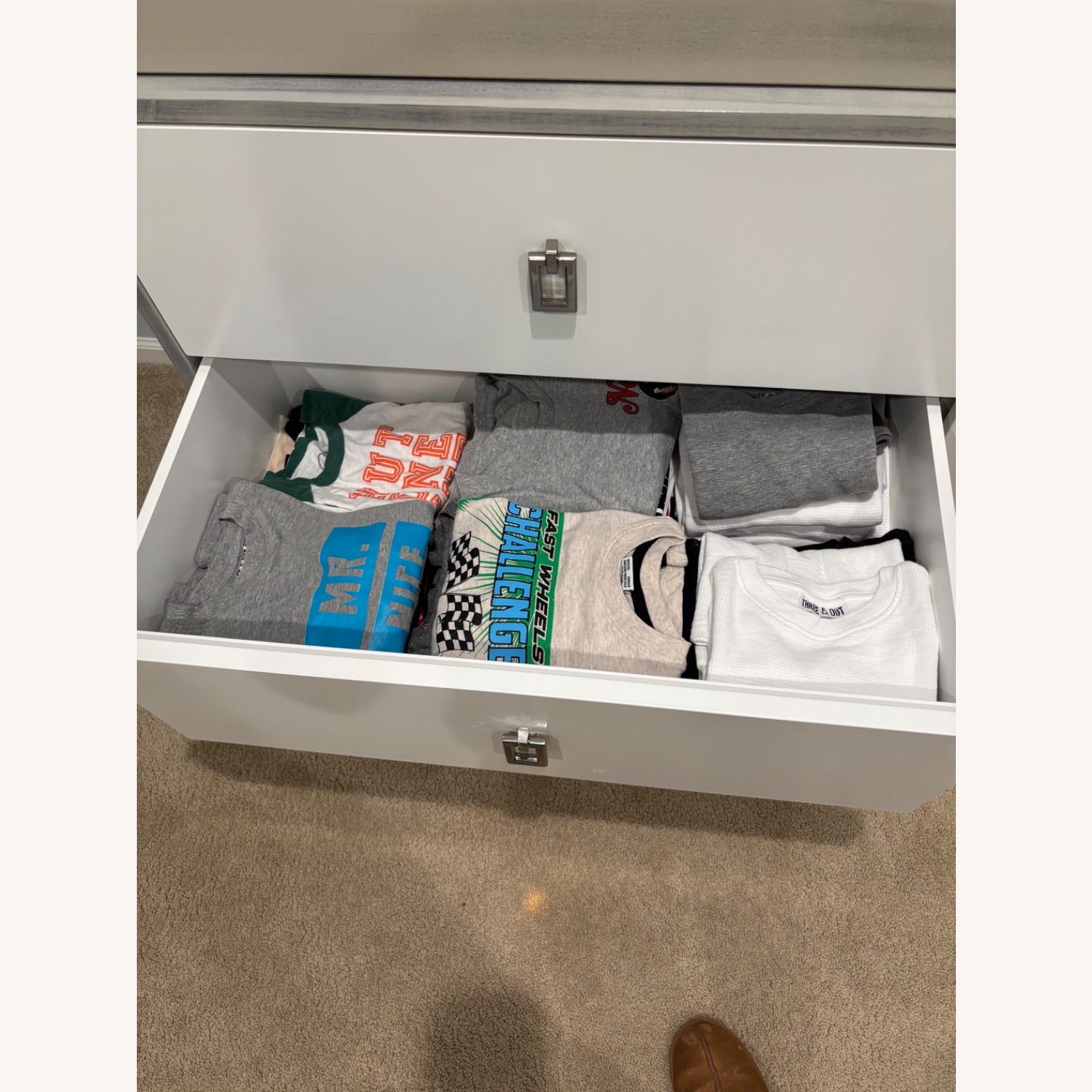 DucDuc Cabana Doublewide White Wood Dresser - image-3