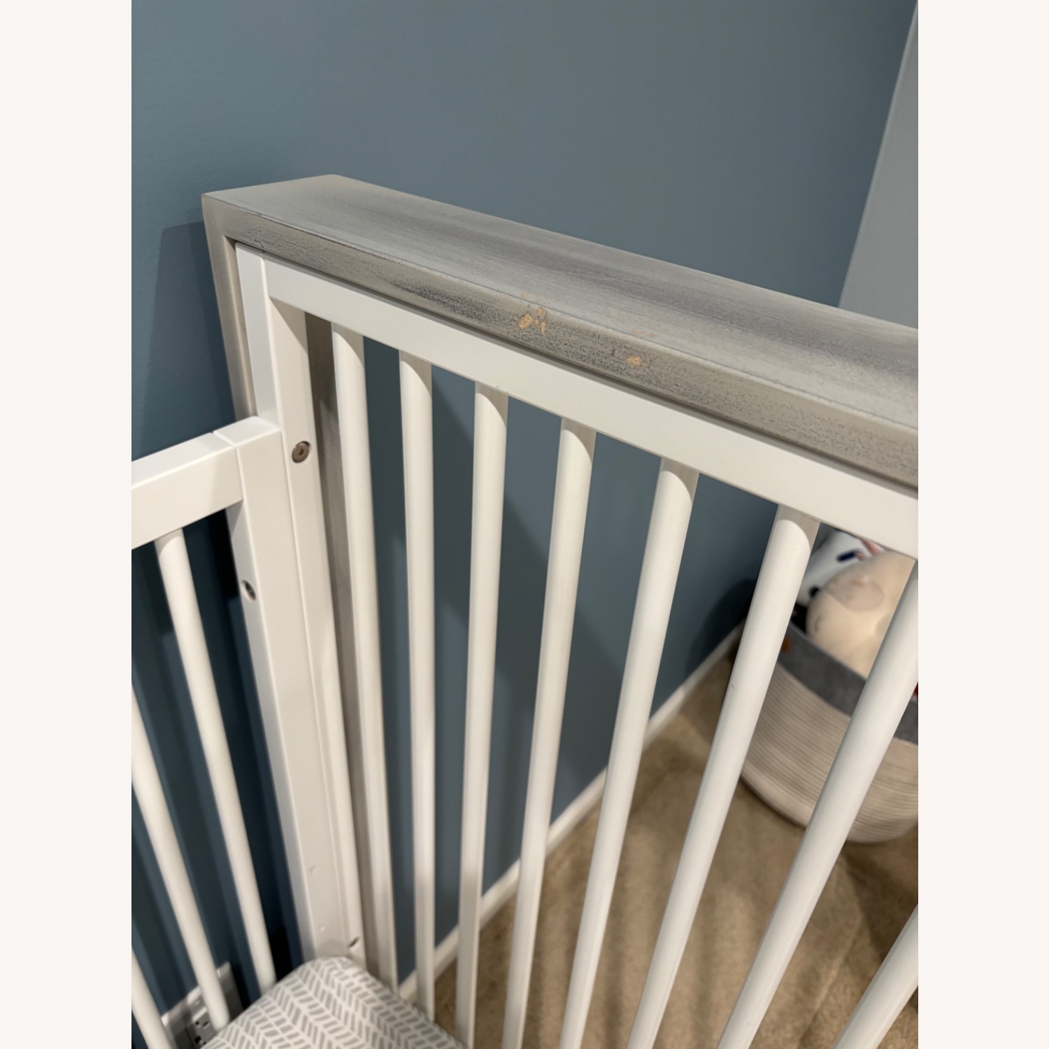 DucDuc Austin White Wood Crib - image-3