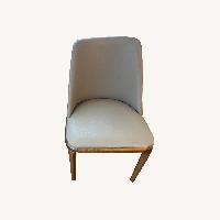 Taupe Upholstered Dining Chairs 