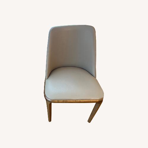Used Taupe Upholstered Dining Chairs  for sale on AptDeco