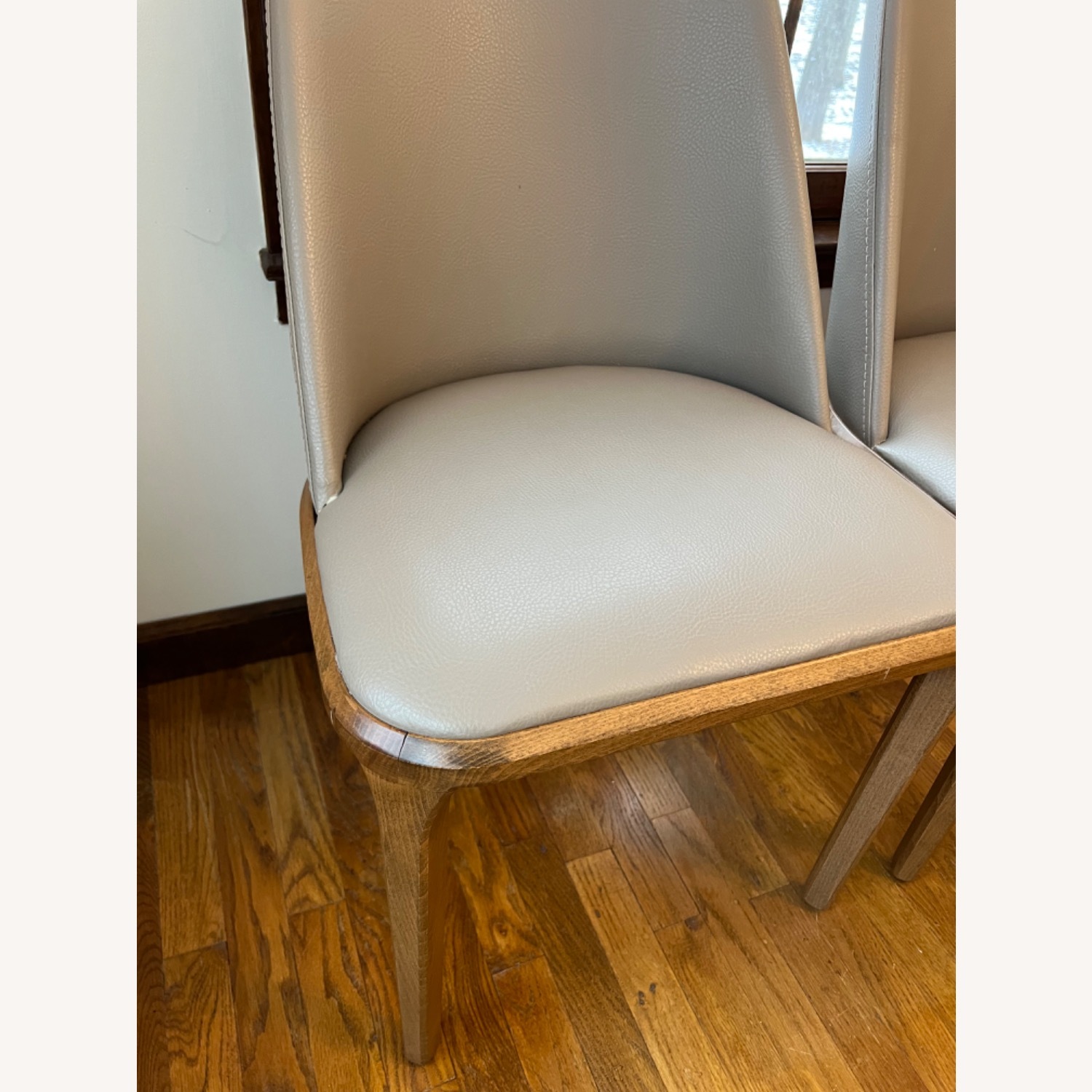 Taupe Upholstered Dining Chairs  - image-1