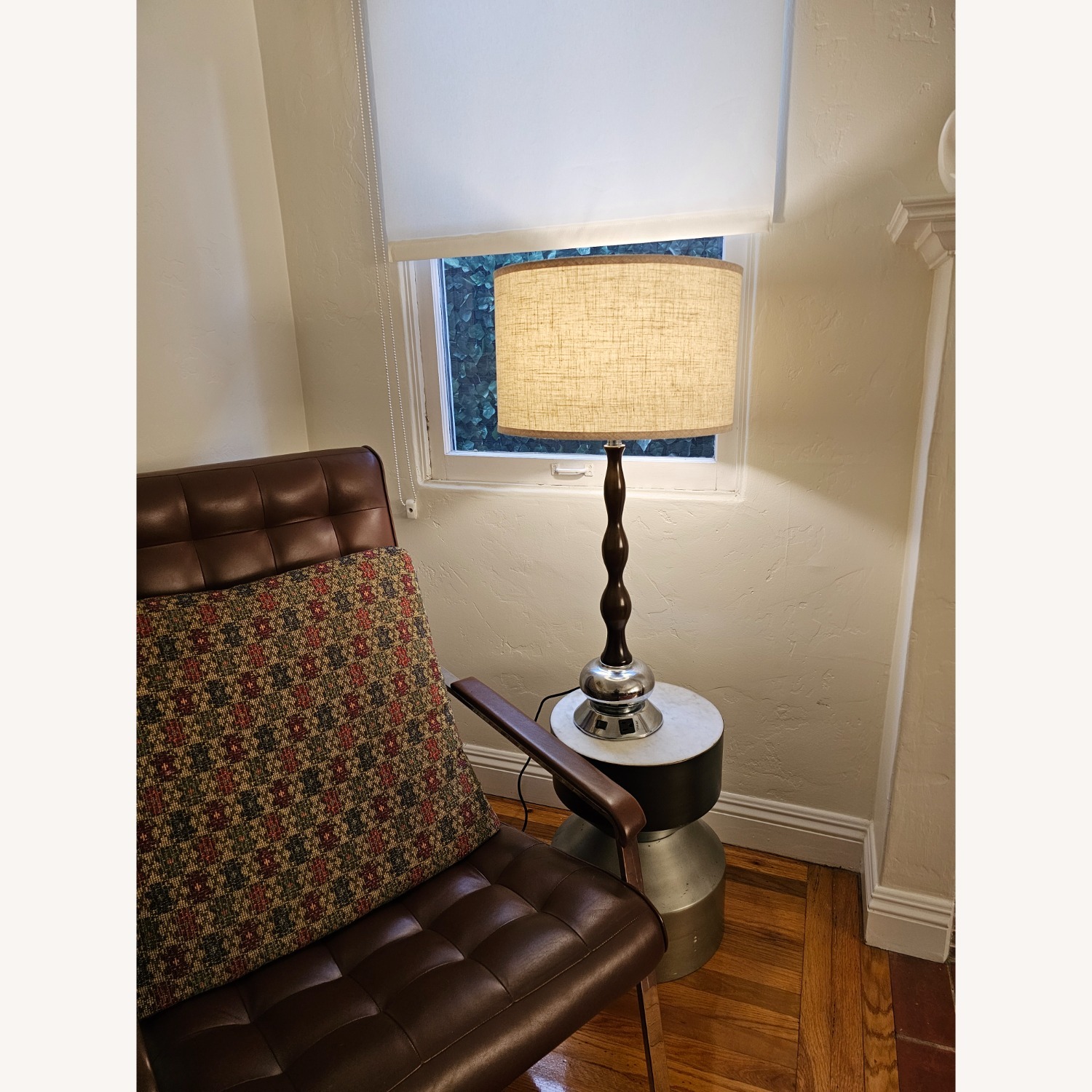 MDC Dark Brown Wood Table Lamp - image-4