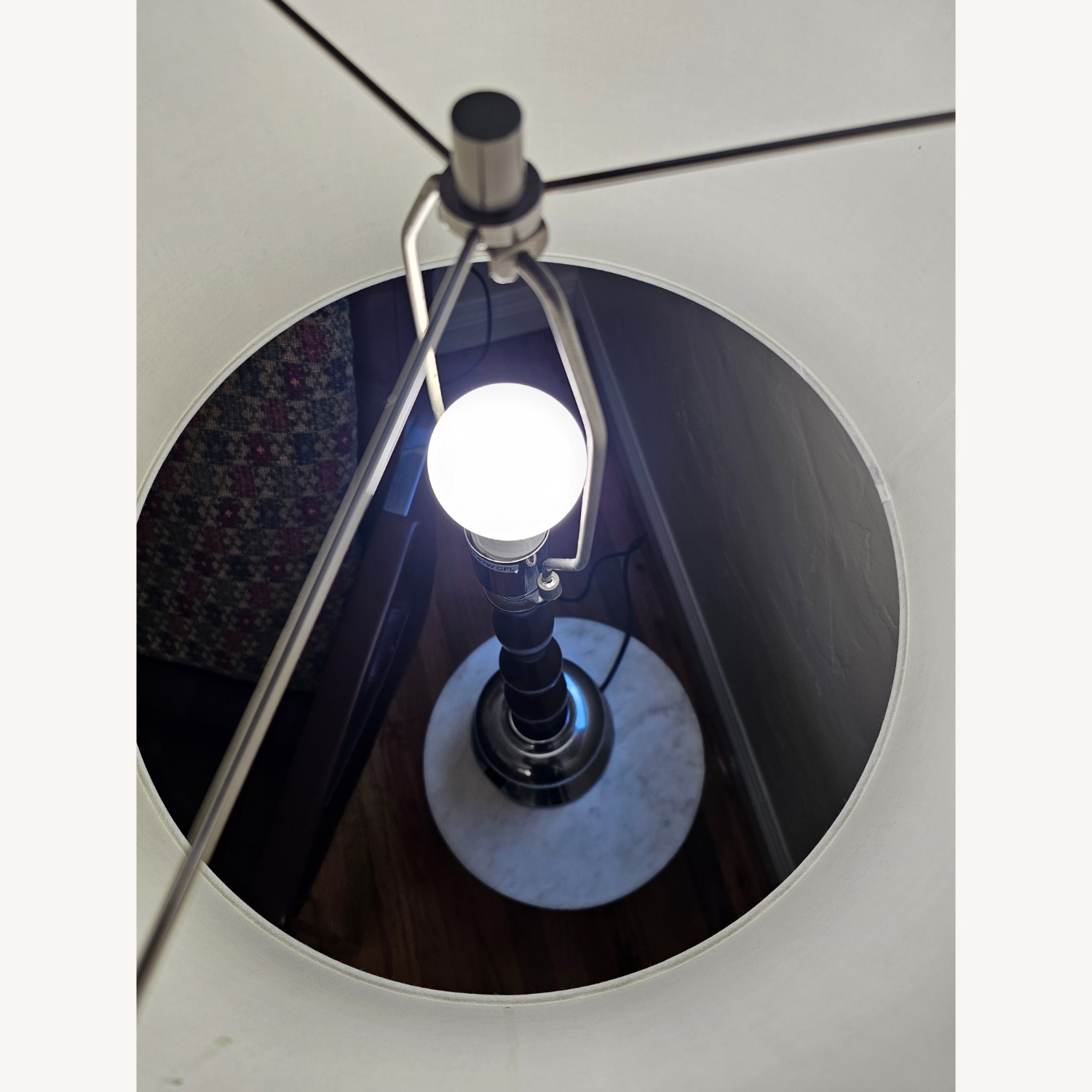 MDC Dark Brown Wood Table Lamp - image-2