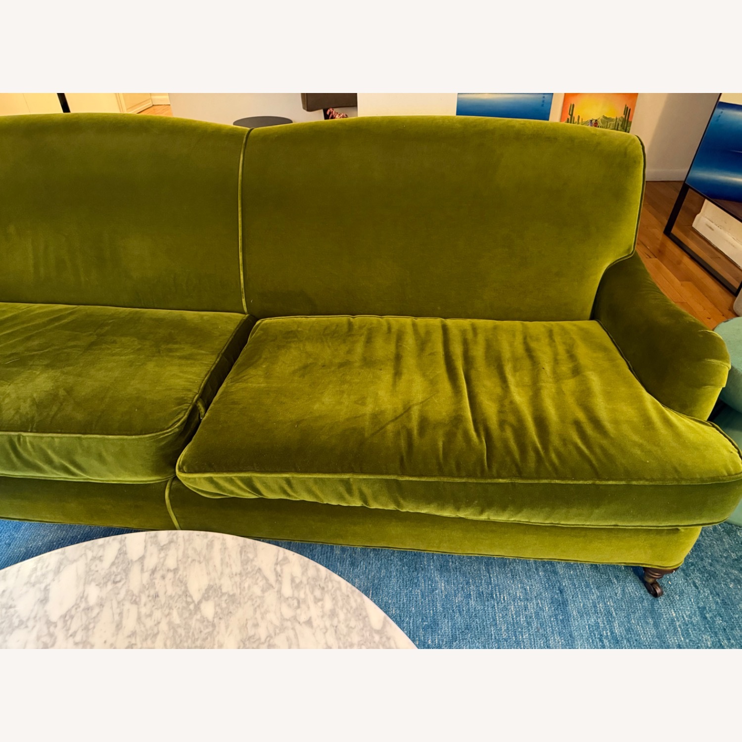 Mitchell Gold + Bob Williams Green London Sofa - image-12