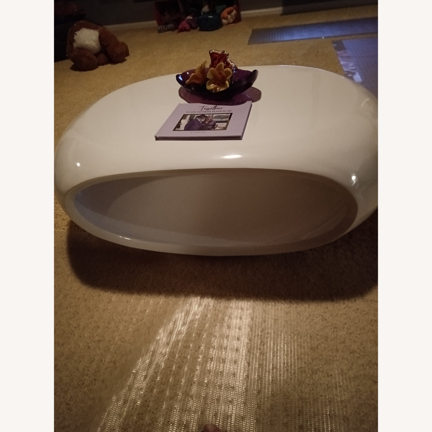 TEMA Contemporary Furniture White Coffee Table - image-1