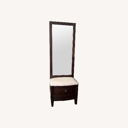 Used Najarian Furniture Vanity Mirror - Bench/Storage for sale on AptDeco