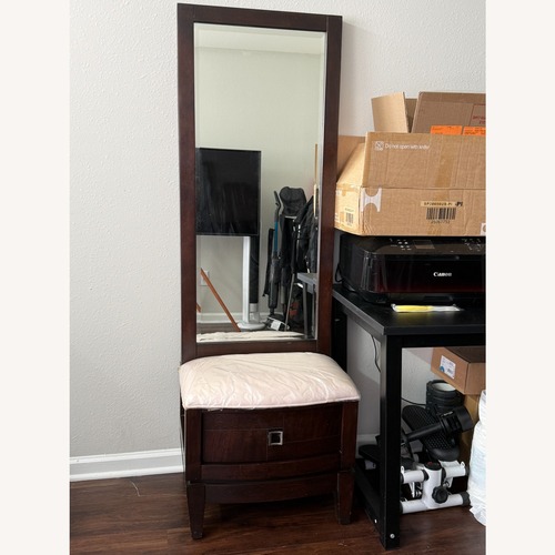 Used Najarian Furniture Vanity Mirror - Bench/Storage for sale on AptDeco