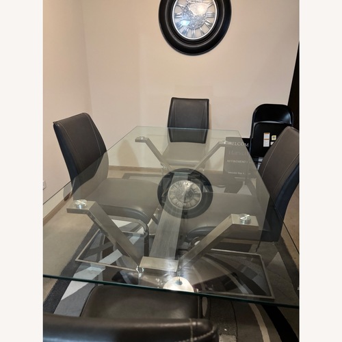 Used Glass Dining Table for sale on AptDeco