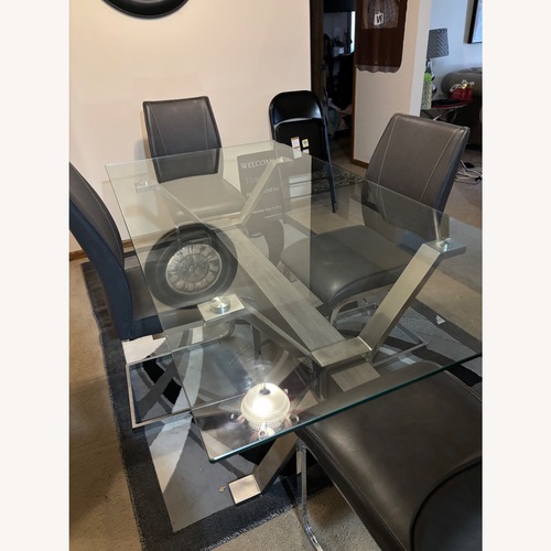Used Glass Dining Table for sale on AptDeco