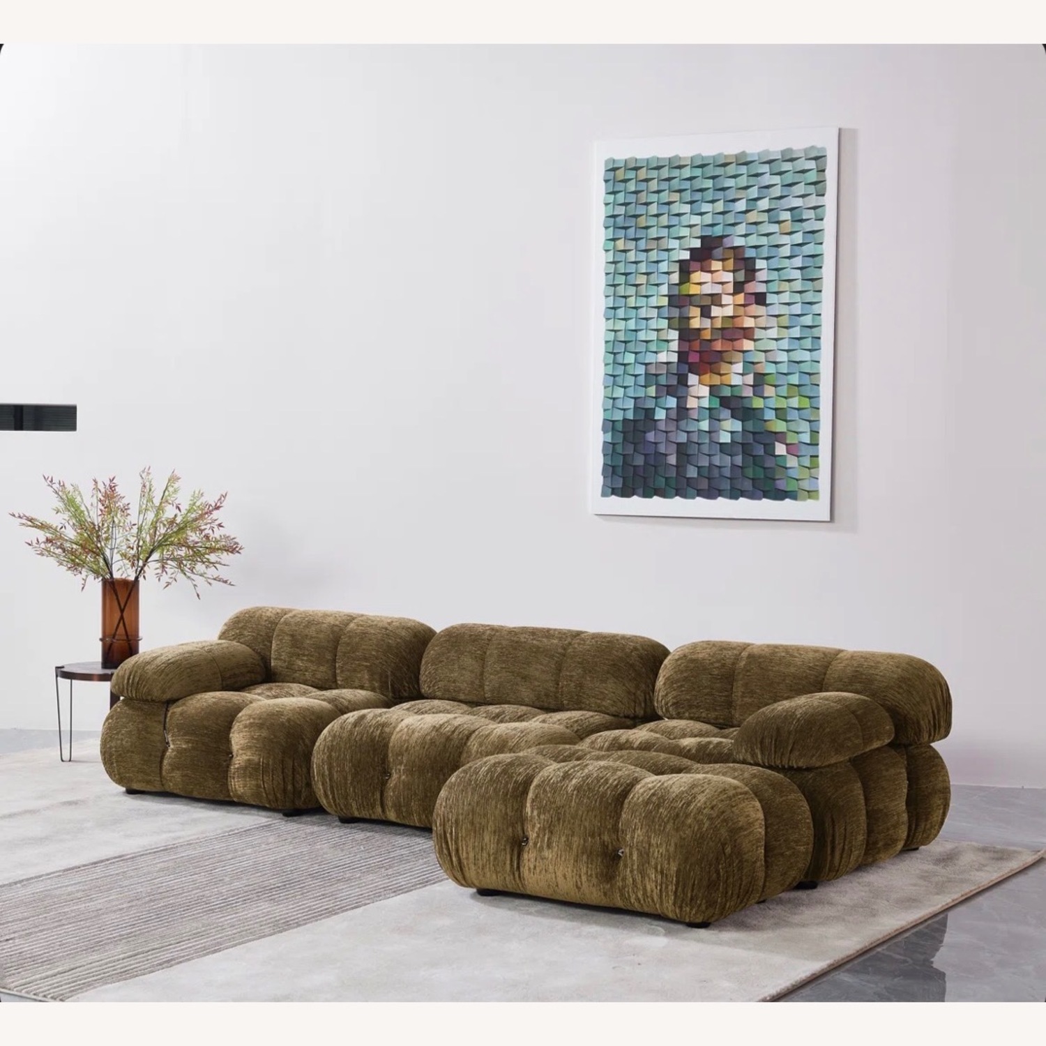 Wayfair Daimion 4 - Piece Upholstered Sectional - image-1
