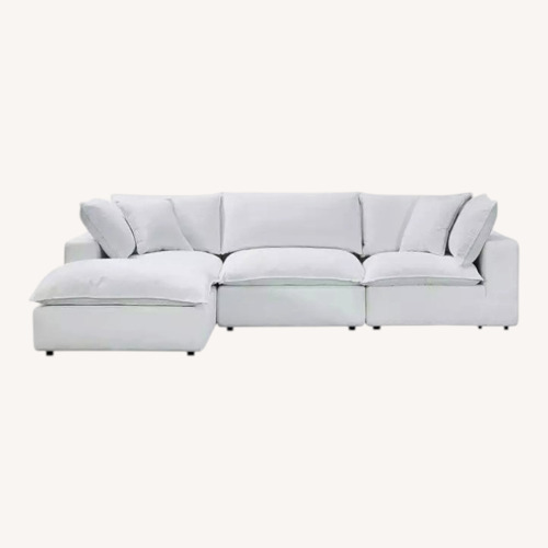 Used Cali Pearl Performance Fabric Modular Sectional for sale on AptDeco