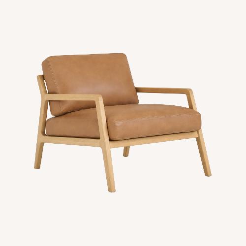 Used Article Denman Natural Leather Armchair for sale on AptDeco