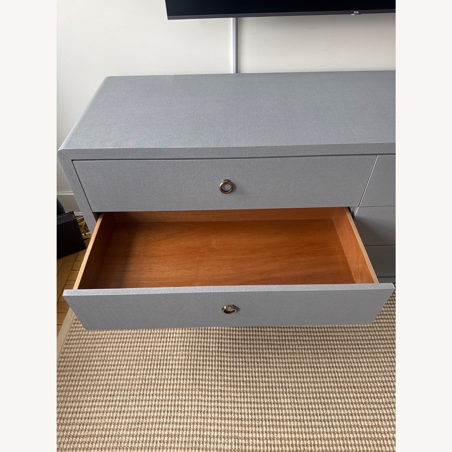 Bryant Linen 6-Drawer Winter Gray Dresser - image-6