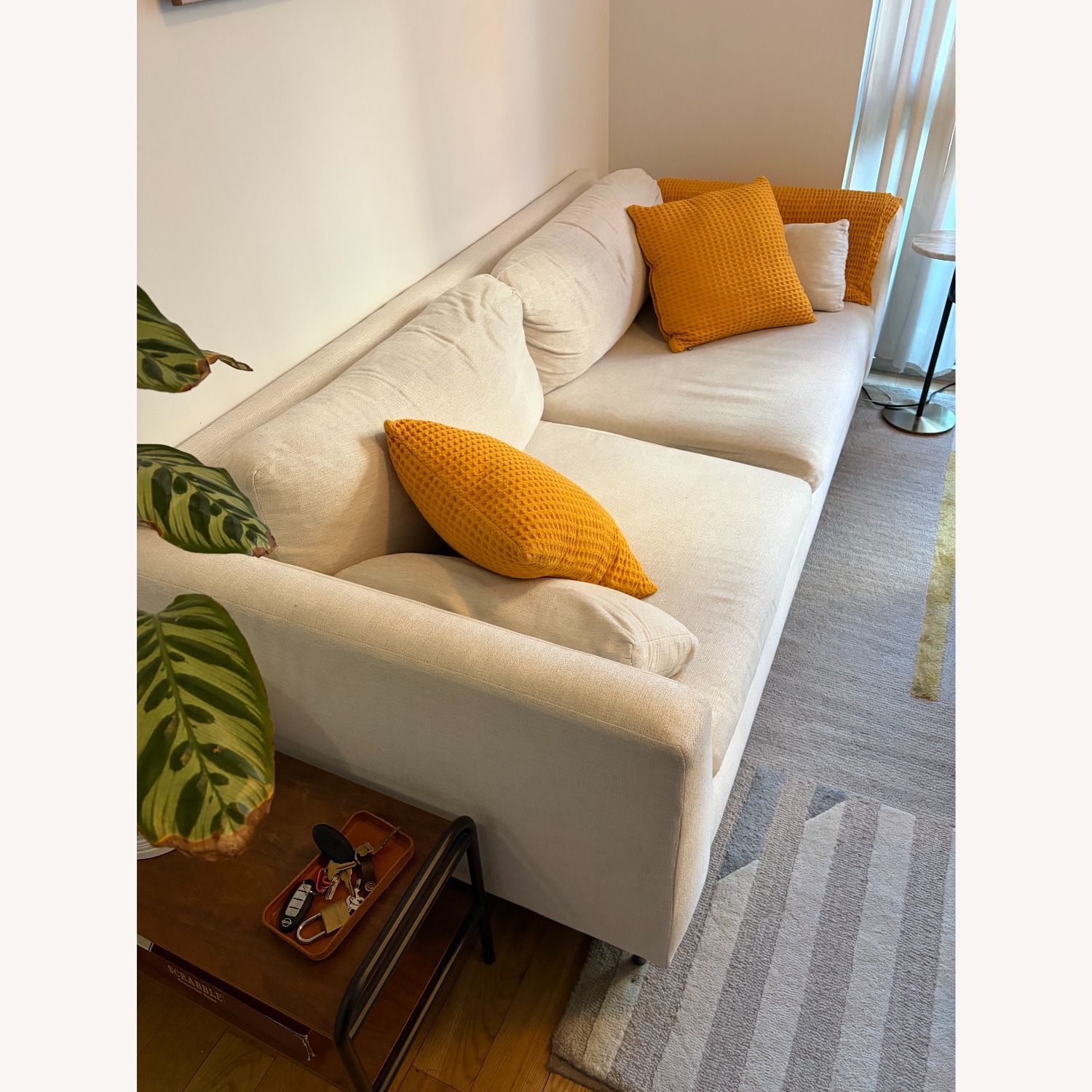 Crate & Barrel Avondale Natural 2 Seater Sofa - image-2