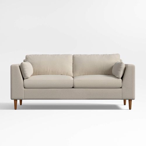 Used Crate & Barrel Avondale Natural 2 Seater Sofa for sale on AptDeco
