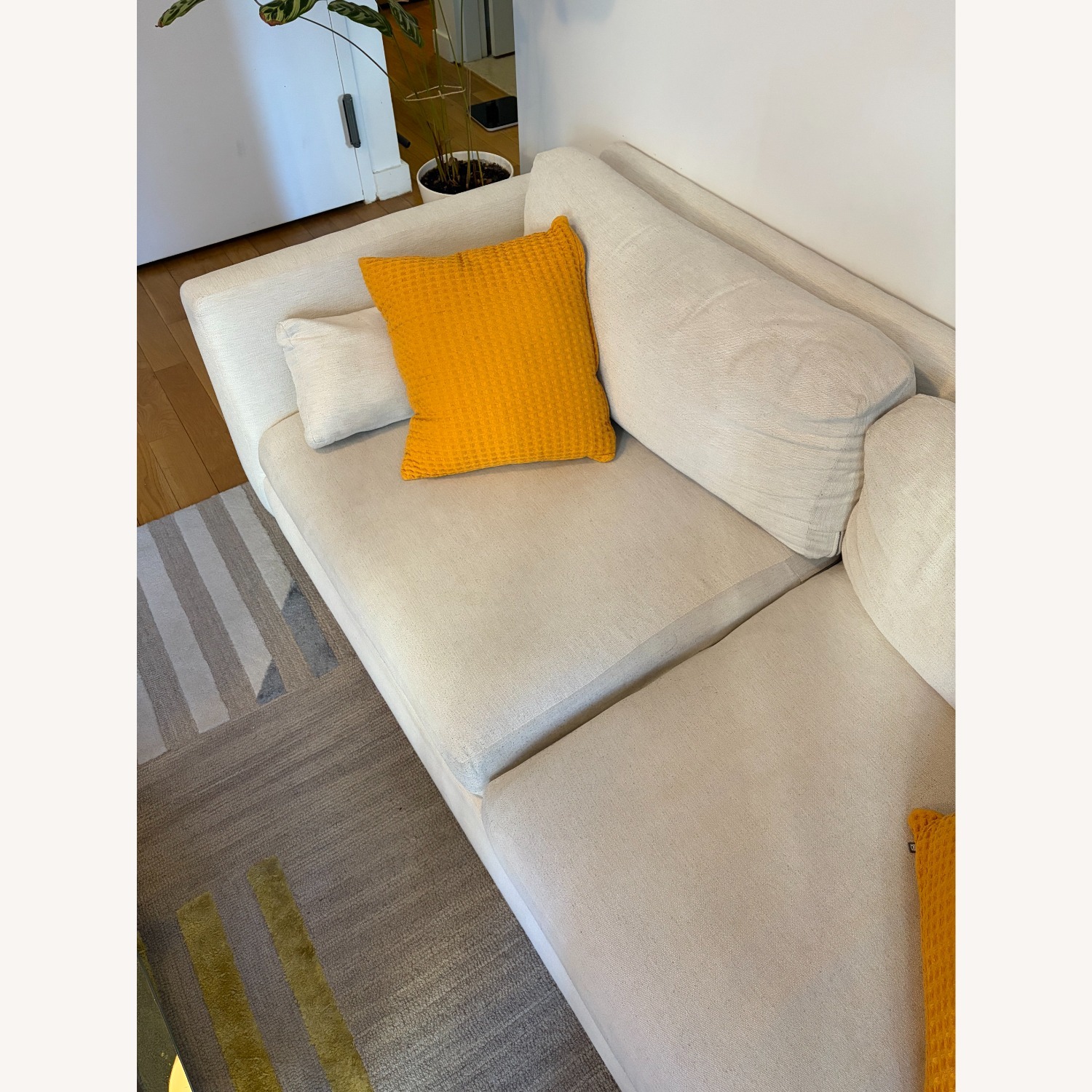 Crate & Barrel Avondale Natural 2 Seater Sofa - image-4