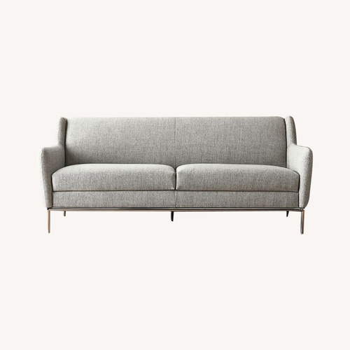Used CB2 Alfred Stone Grey Sofa for sale on AptDeco