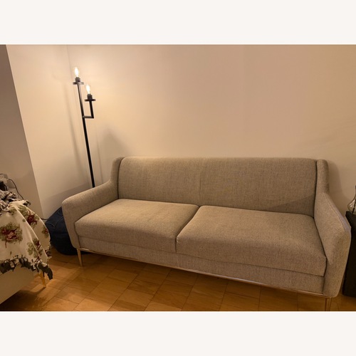 Used CB2 Alfred Stone Grey Sofa for sale on AptDeco