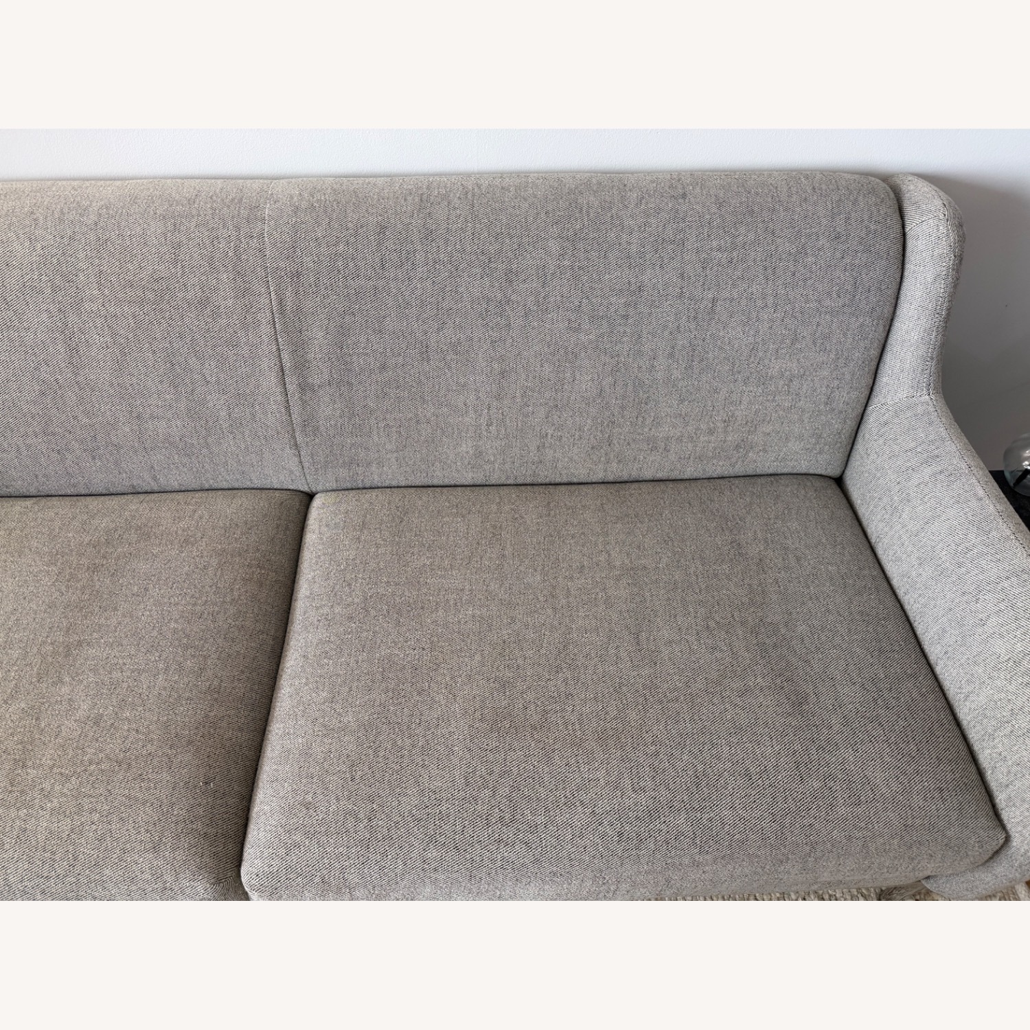 CB2 Alfred Stone Grey Sofa - image-4