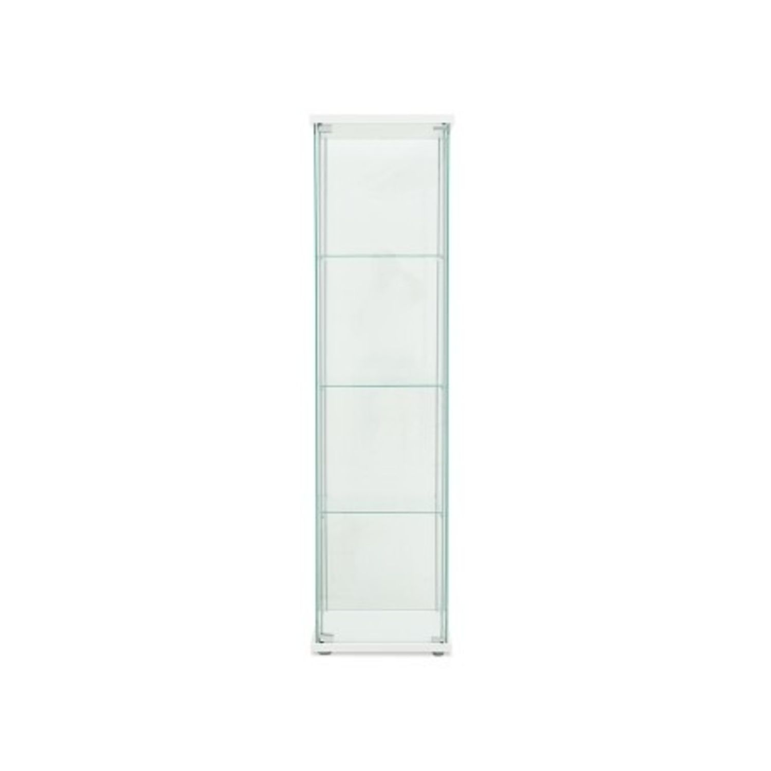 IKEA White Glass Wall Unit - image-5