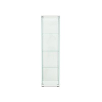 IKEA White Glass Wall Unit