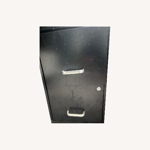 Used Staples Black Metal Chest for sale on AptDeco