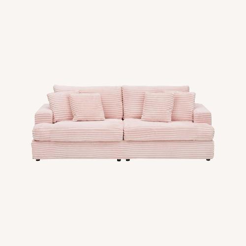 Used Wayfair Modern Cloud Couch 3-Seater Soft Corduroy Sofa for sale on AptDeco