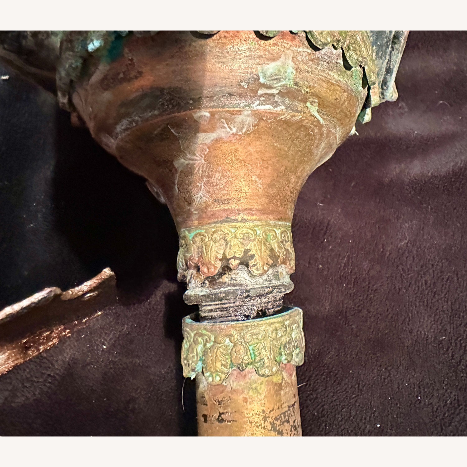 Pair Antique Americana Eagle Copper Lanterns - image-10