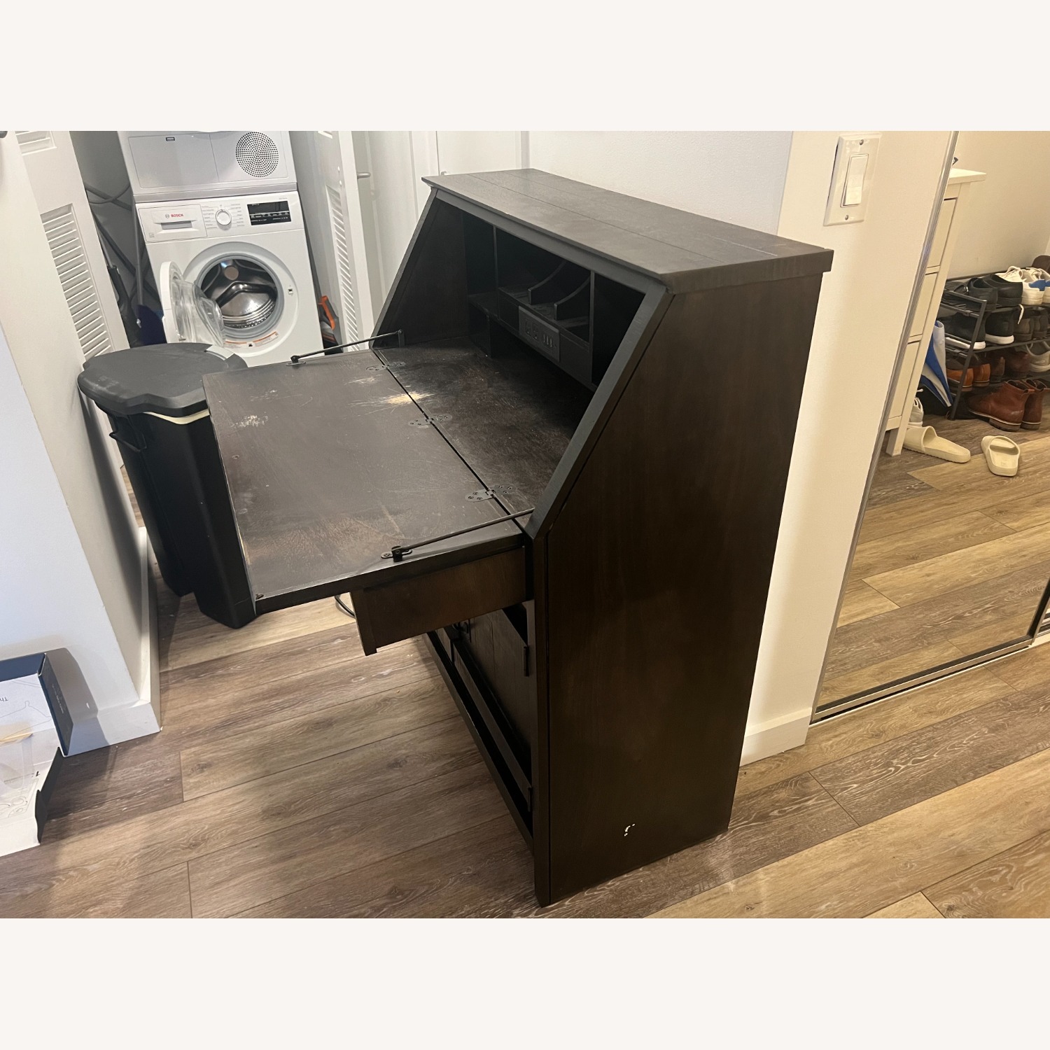 Raymour & Flanigan Bayview Computer Armoire - image-2