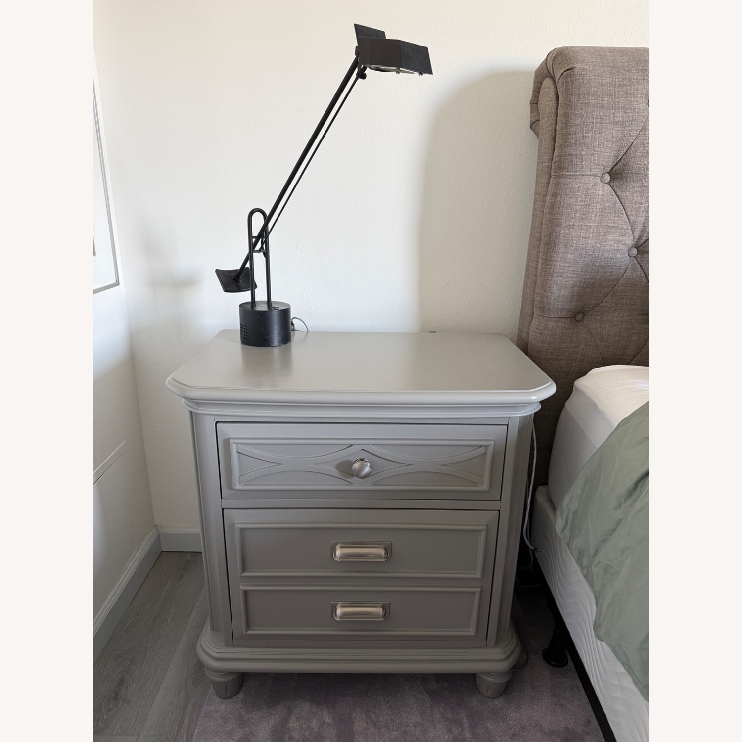 Bob's Discount Furniture Light Gray Nightstands - image-2