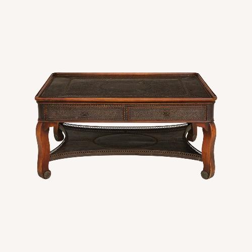Used Theodore Alexander Wood Coffee Table for sale on AptDeco