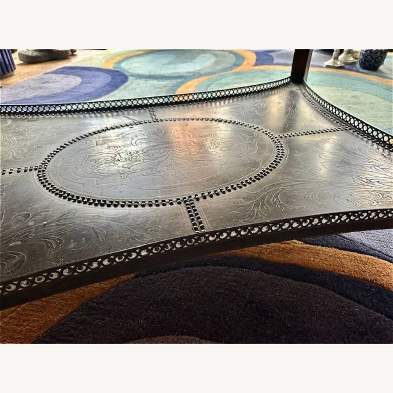 Theodore Alexander Wood Coffee Table - image-3