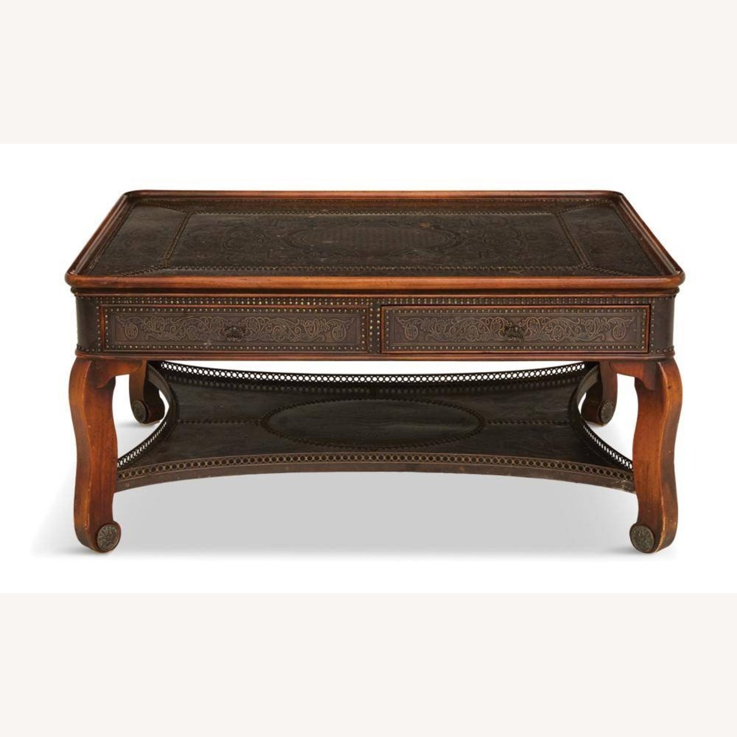 Theodore Alexander Wood Coffee Table - image-0