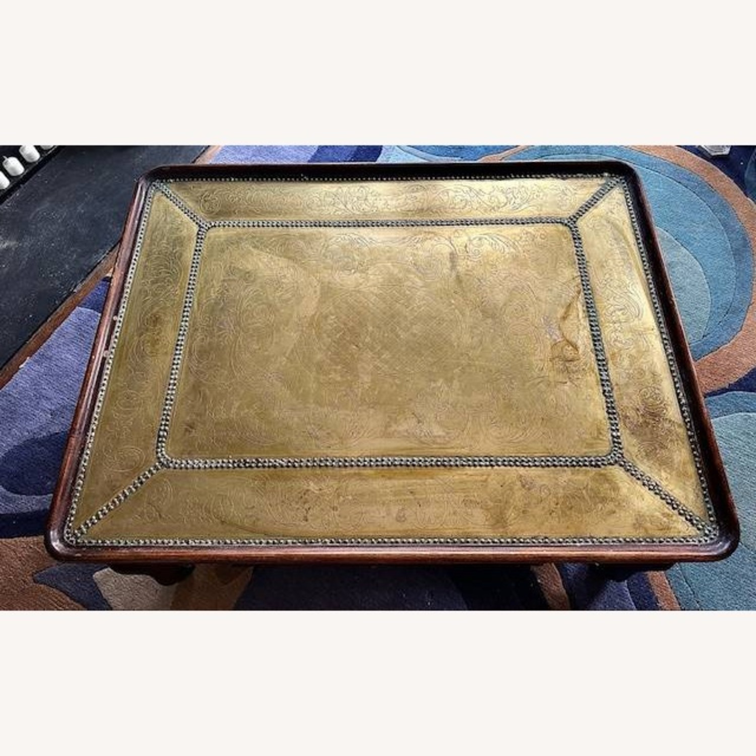 Theodore Alexander Wood Coffee Table - image-2