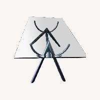 Transparent Glass Dining Table