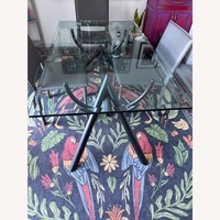 Transparent Glass Dining Table