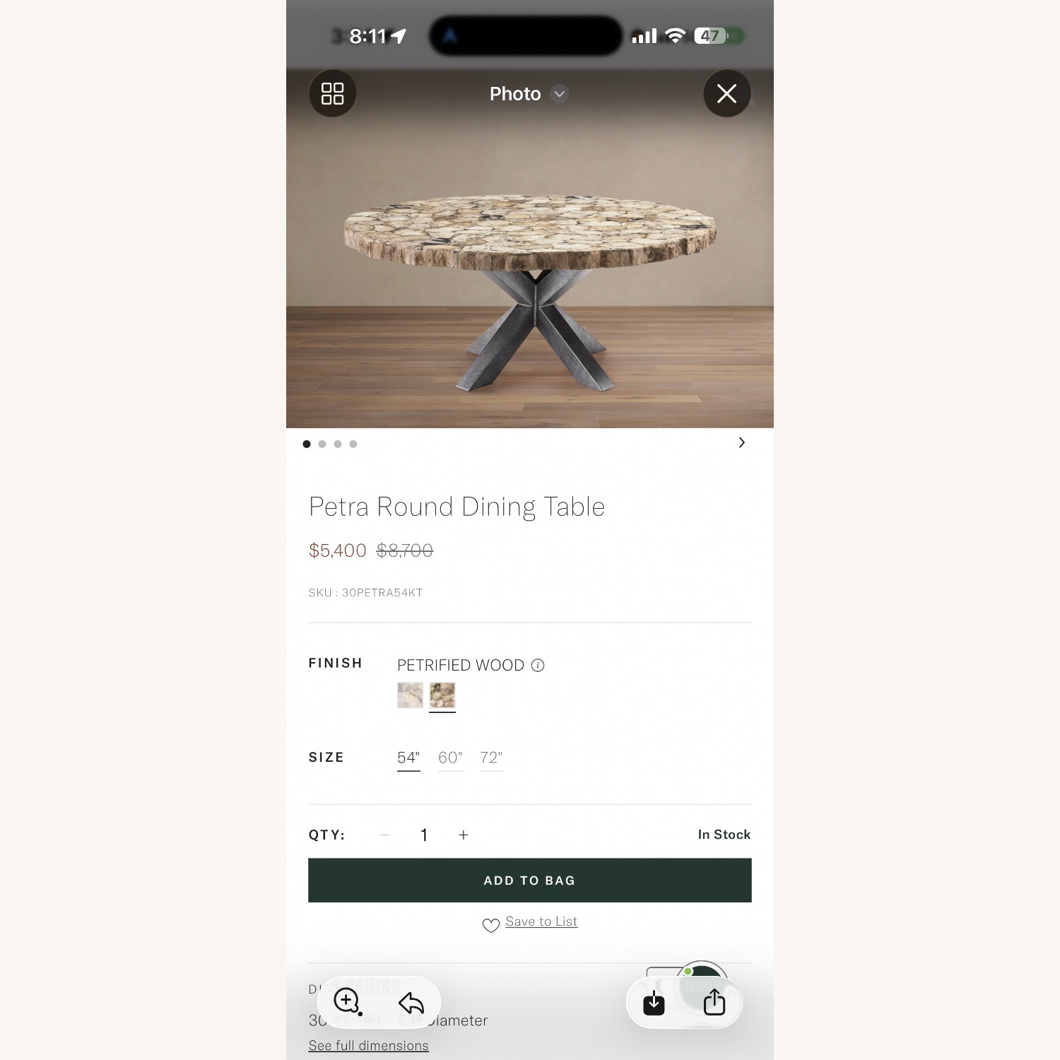 Arhaus Wood Dining Table - image-4