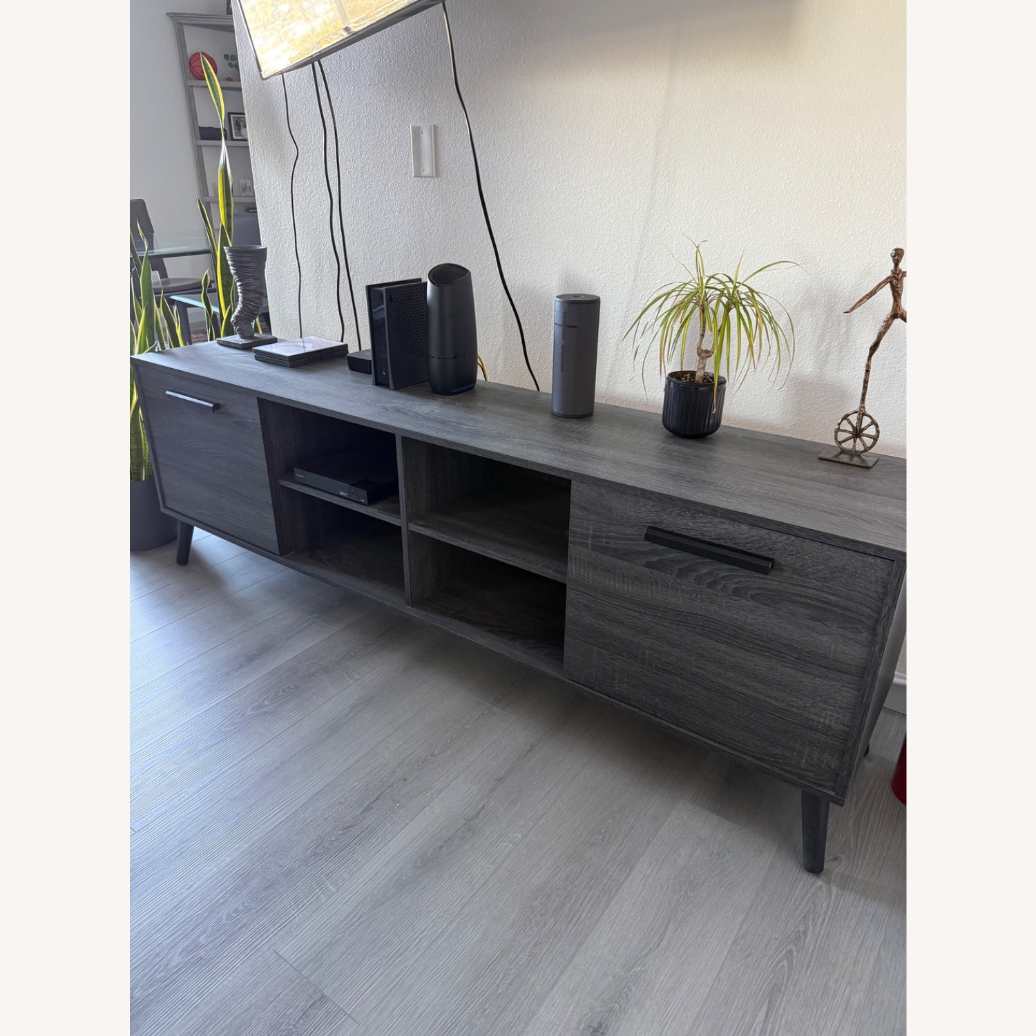 Wayfair Dark Gray Wood Media Storage - image-3