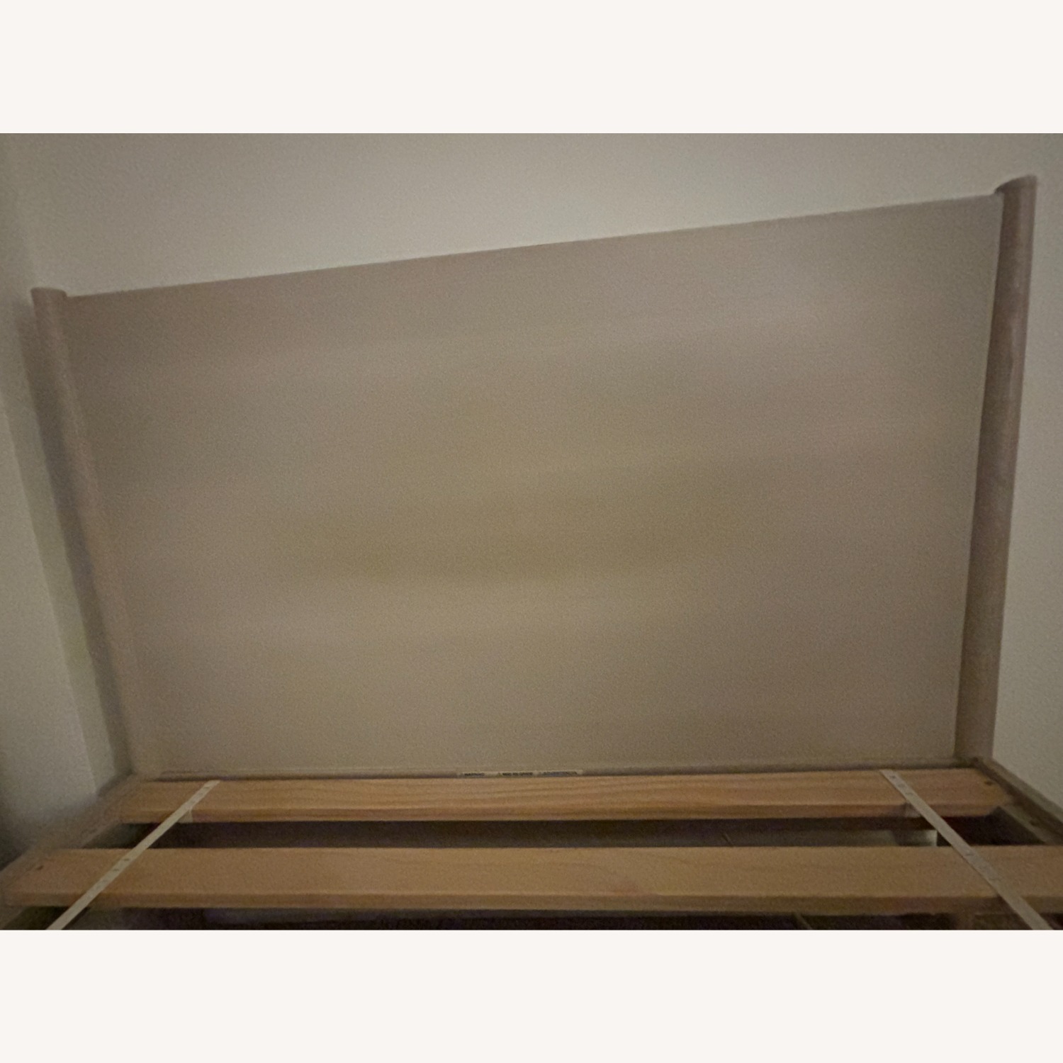 West Elm White Wood Headboard - image-4