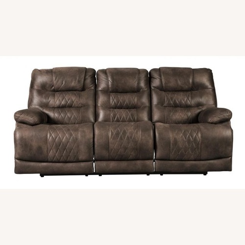 Used Ashley Furniture Welsford Dark Brown 3+ Seater Sofa for sale on AptDeco