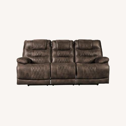 Used Ashley Furniture Welsford Dark Brown 3+ Seater Sofa for sale on AptDeco