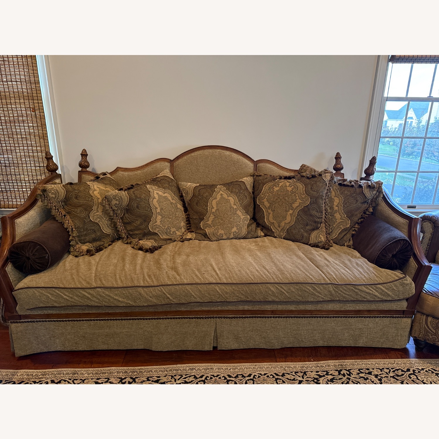 Custom Made Traditional Sofa - image-0