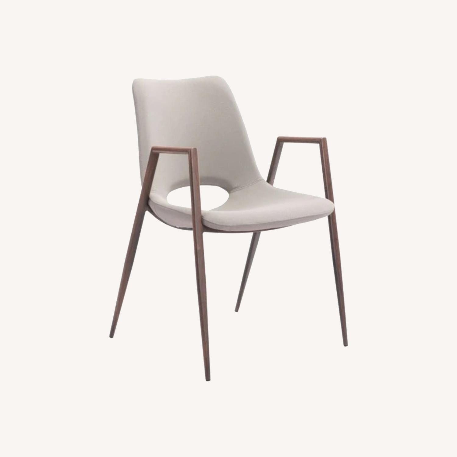 Zuo Modern Furniture Natural Leather Dining Chair - image-0