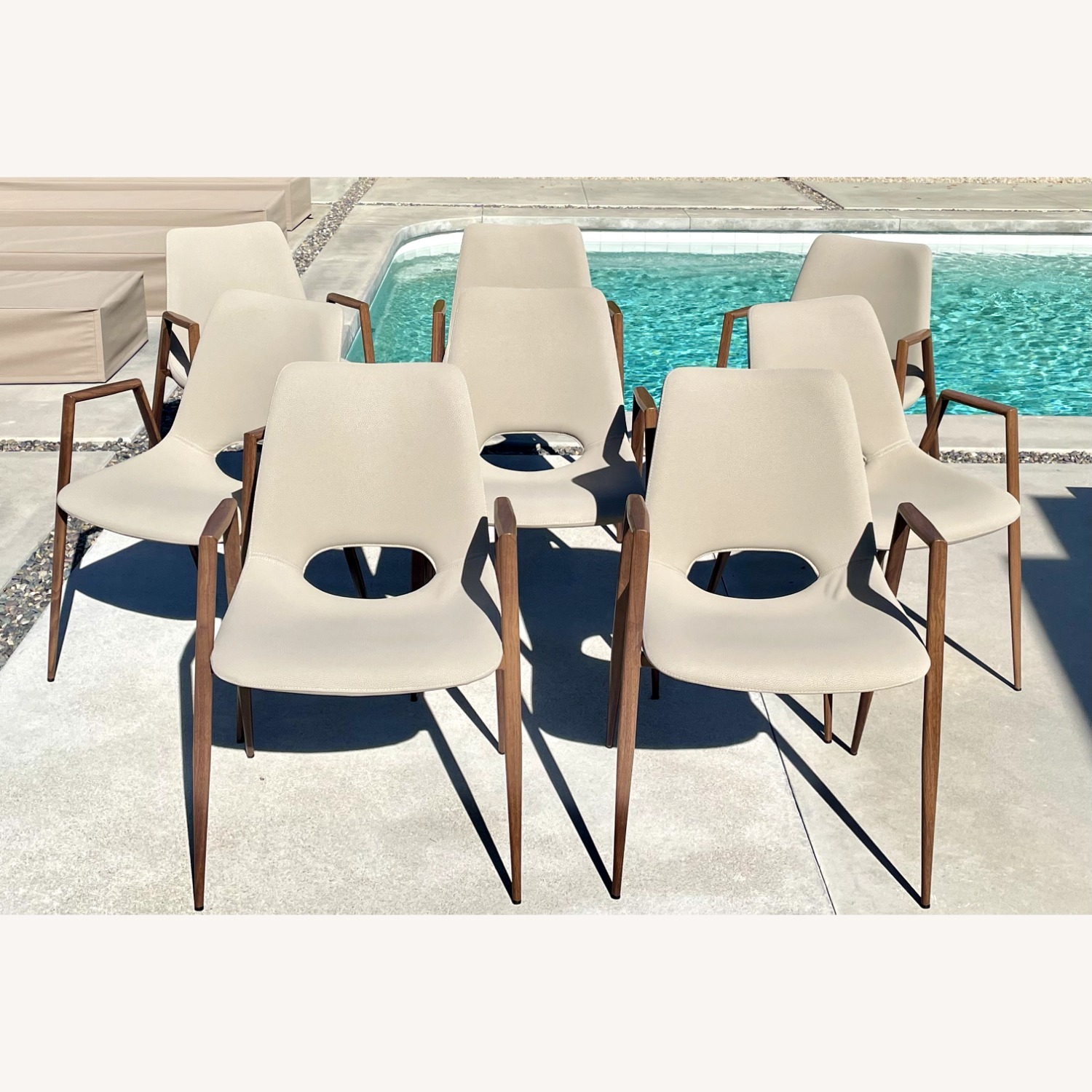 Zuo Modern Furniture Natural Leather Dining Chair - image-1