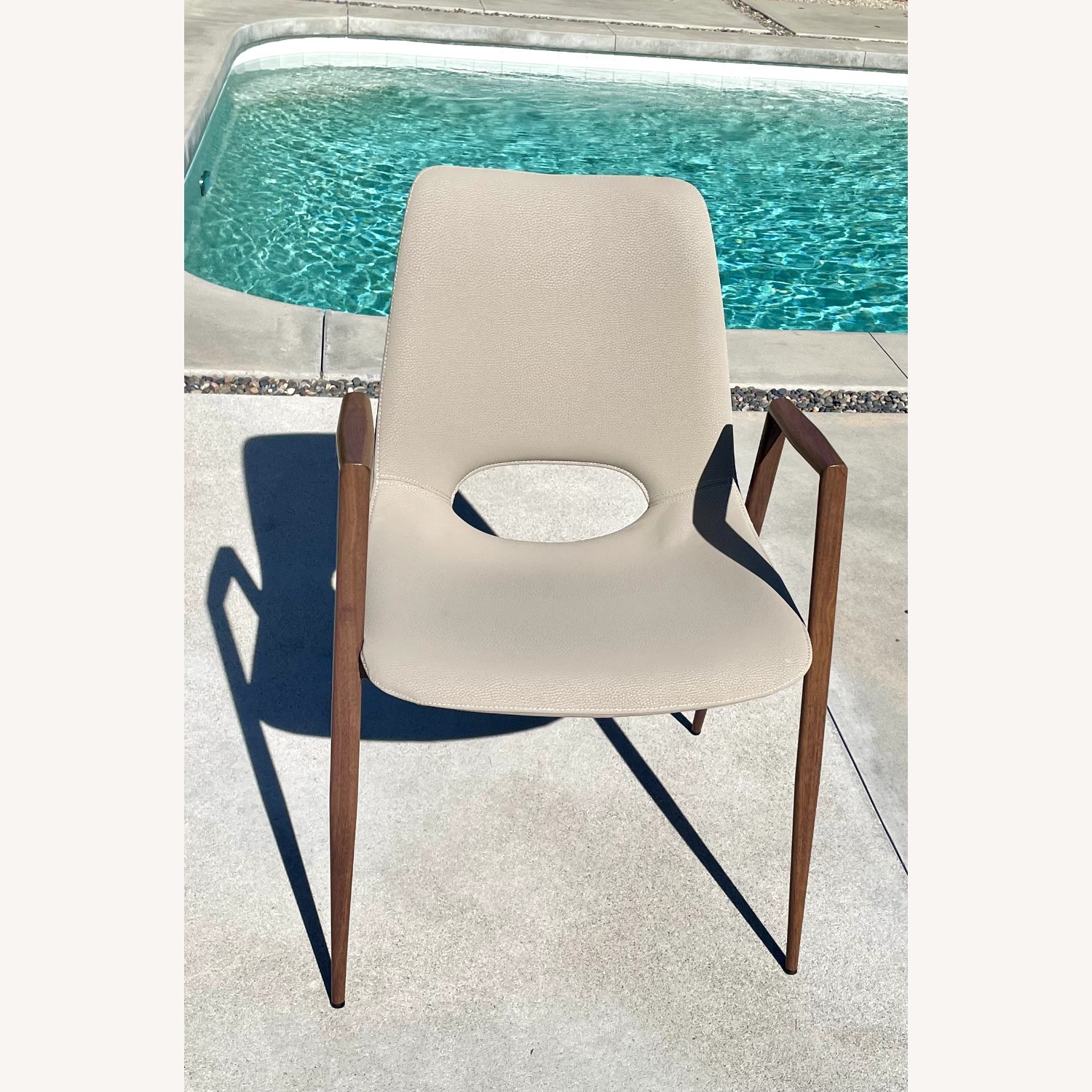 Zuo Modern Furniture Natural Leather Dining Chair - image-3