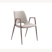 Zuo Modern Furniture Natural Leather Dining Chair