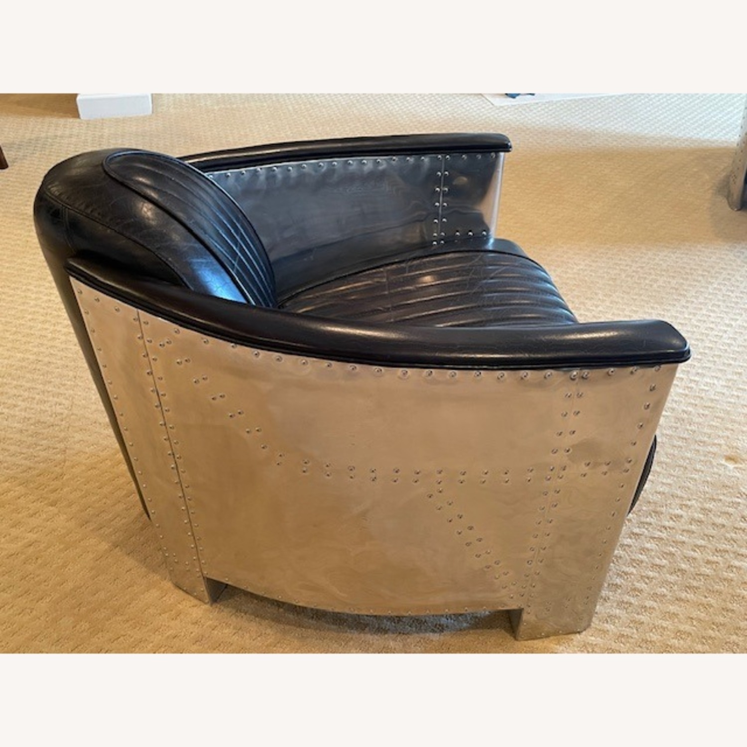 Wayfair Leather Aviator Accent Chairs 2 - image-3